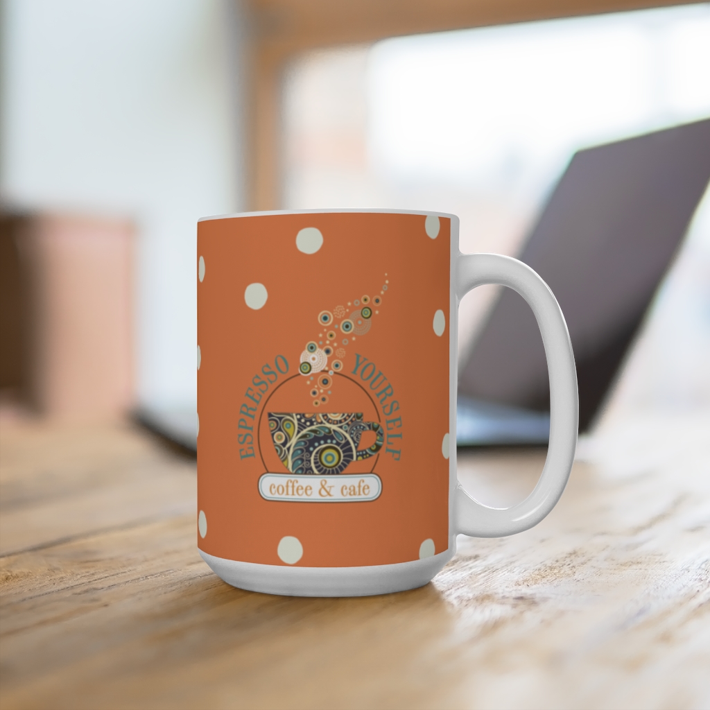 Orange 15oz Mug – Espresso Yourself